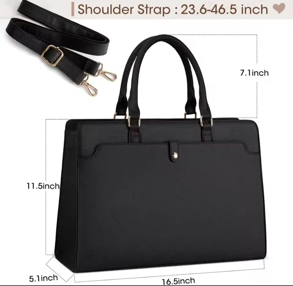 Large Capacity Laptop Bag for Women 15.6 Inch