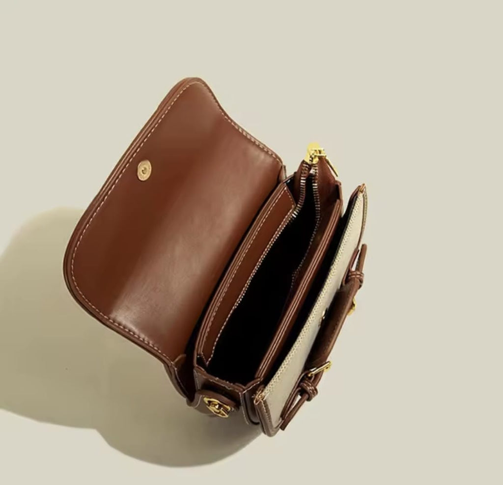 Retro Saddle Versatile Crossbody Bag