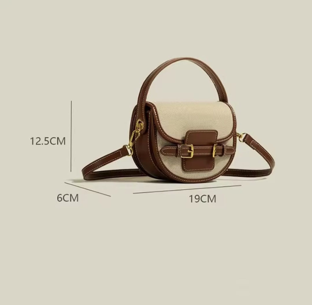 Retro Saddle Versatile Crossbody Bag