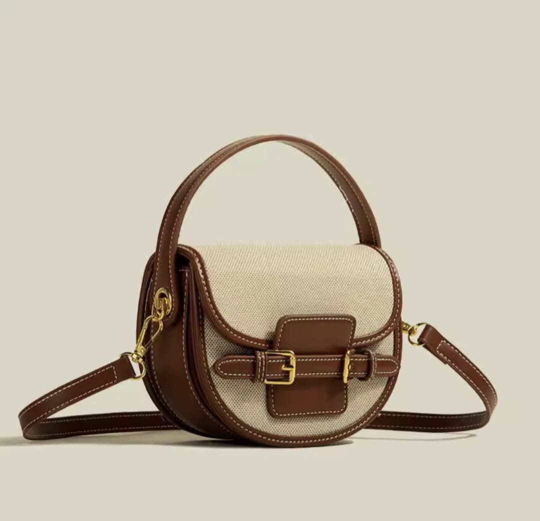 Retro Saddle Versatile Crossbody Bag