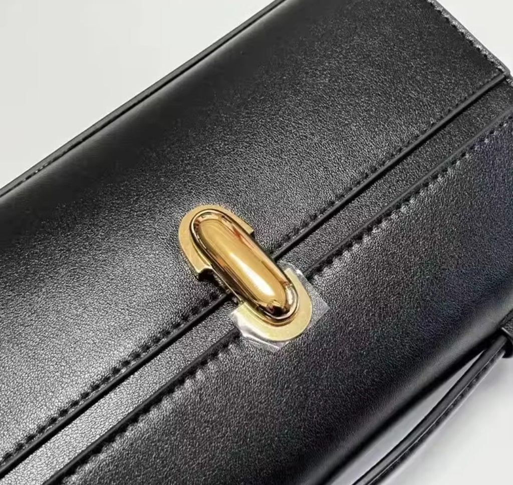 Stylish Handbag Leather Clutch Compact Bag